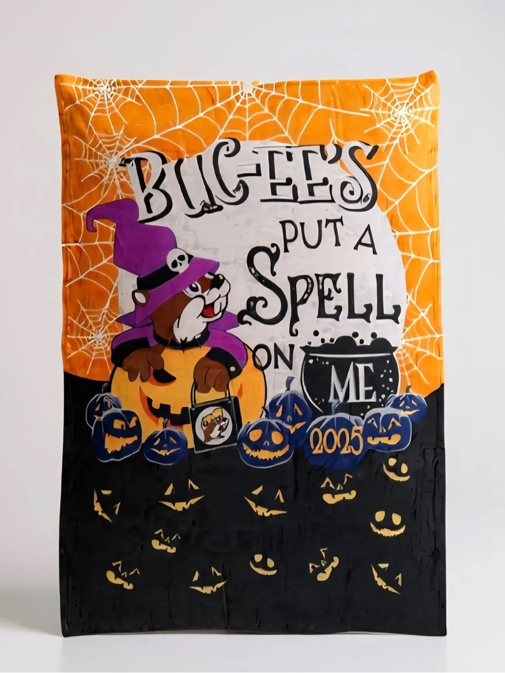 Buc-ee’s HALLOWEEN Limited Edition Plush Throw Blanket 50”x70”